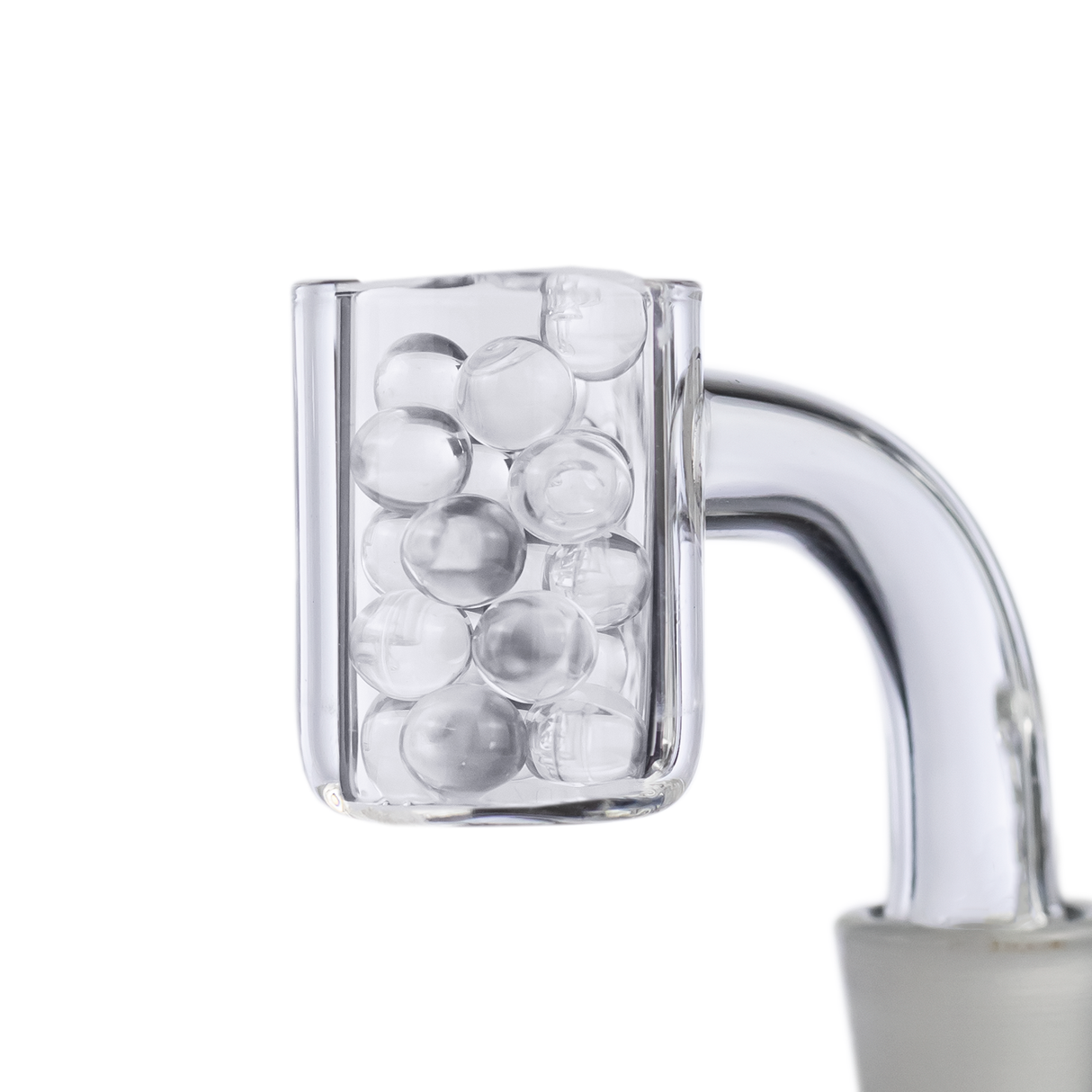 MJ Arsenal Quartz Terp Pearls 6mm 3-pack, clear view inside glass dab rig accessory