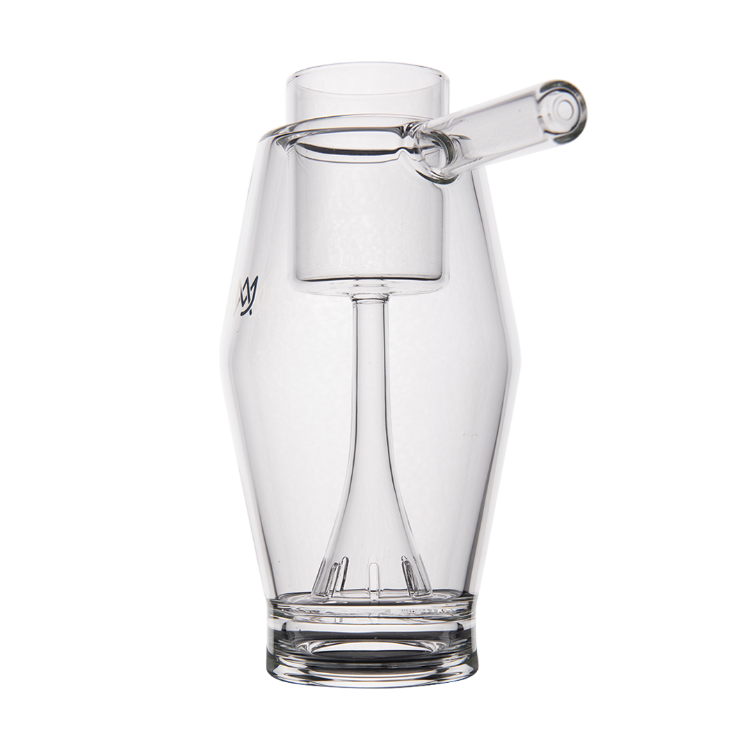MJ Arsenal Proxy Bubbler, high-quality borosilicate glass, front view on seamless white background