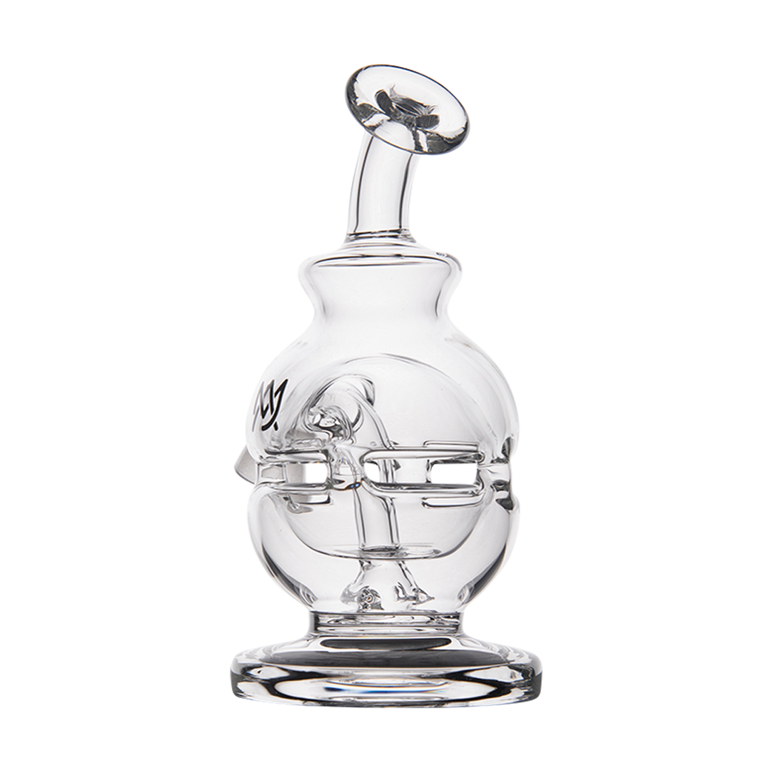 MJ Arsenal Royale Vape Edition dab rig side view on white background, compact and portable design
