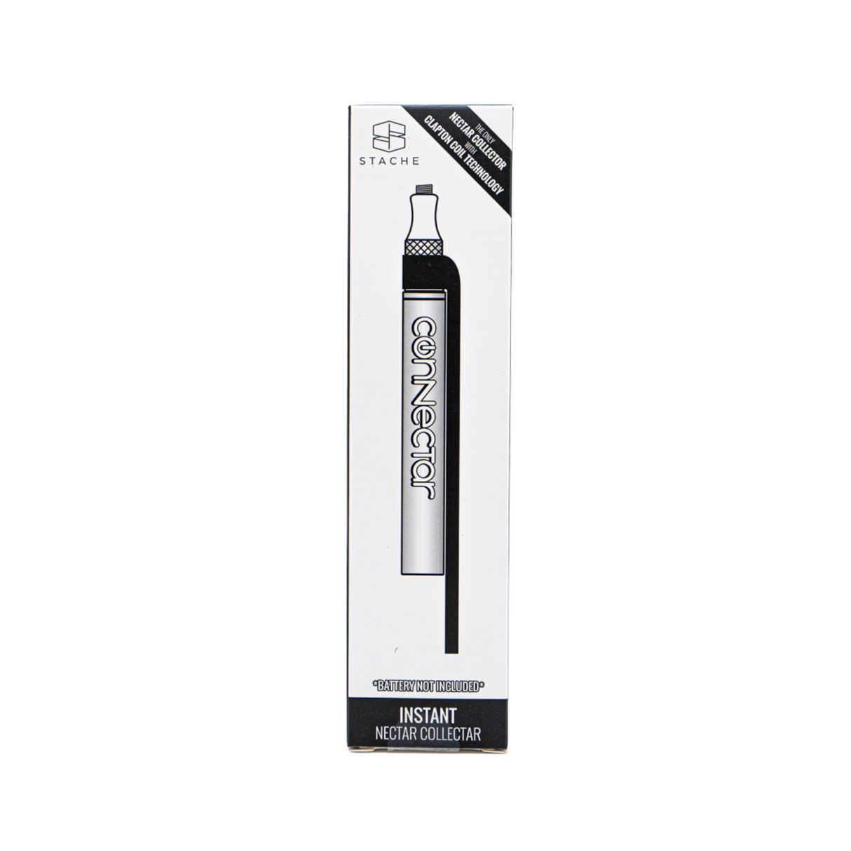 Stache ConNectar Instant Nectar Collector in packaging, front view, easy-to-use portable dabbing tool