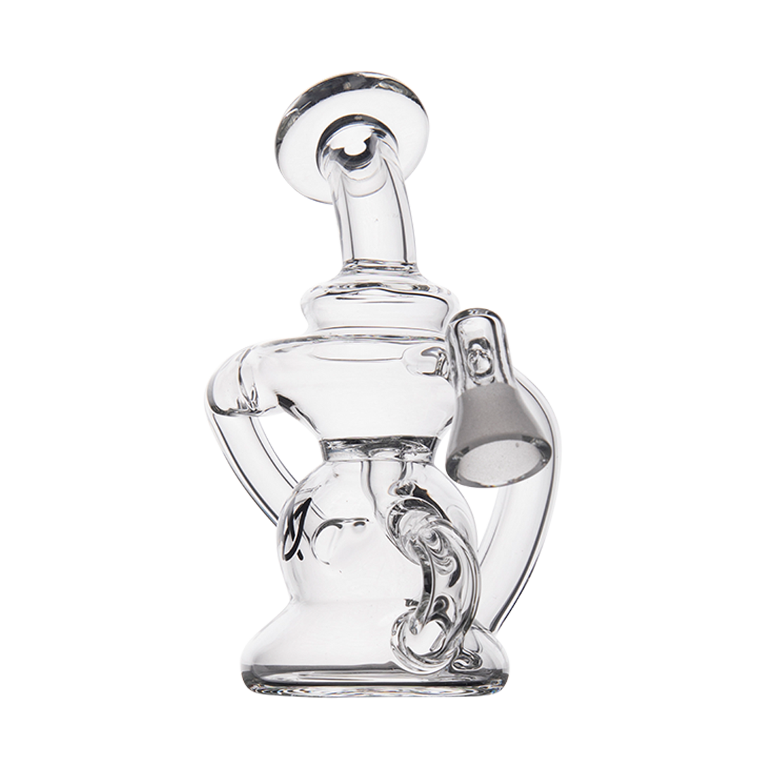 MJ Arsenal Hydra Vape Edition mini dab rig front view on seamless white background