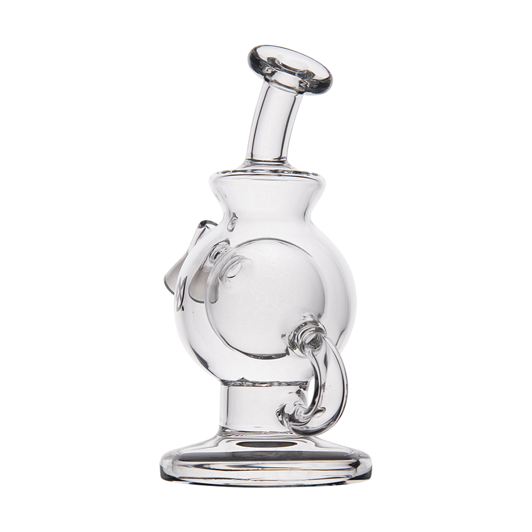 MJ Arsenal Atlas Vape Edition mini dab rig with reinforced downstem, front view on white background