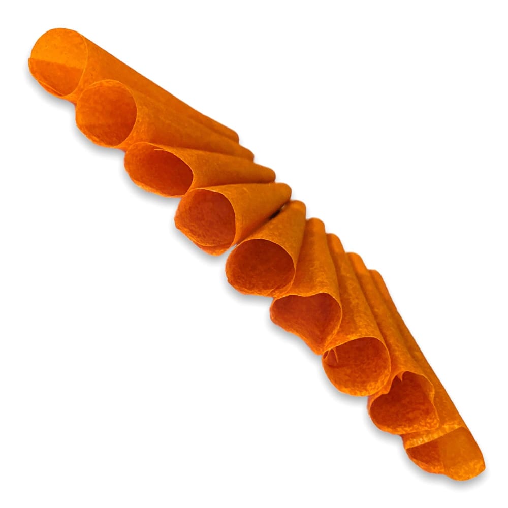 CaliGreenGold 9 Goji Berry Cones fanned out on white background, imported rolling papers