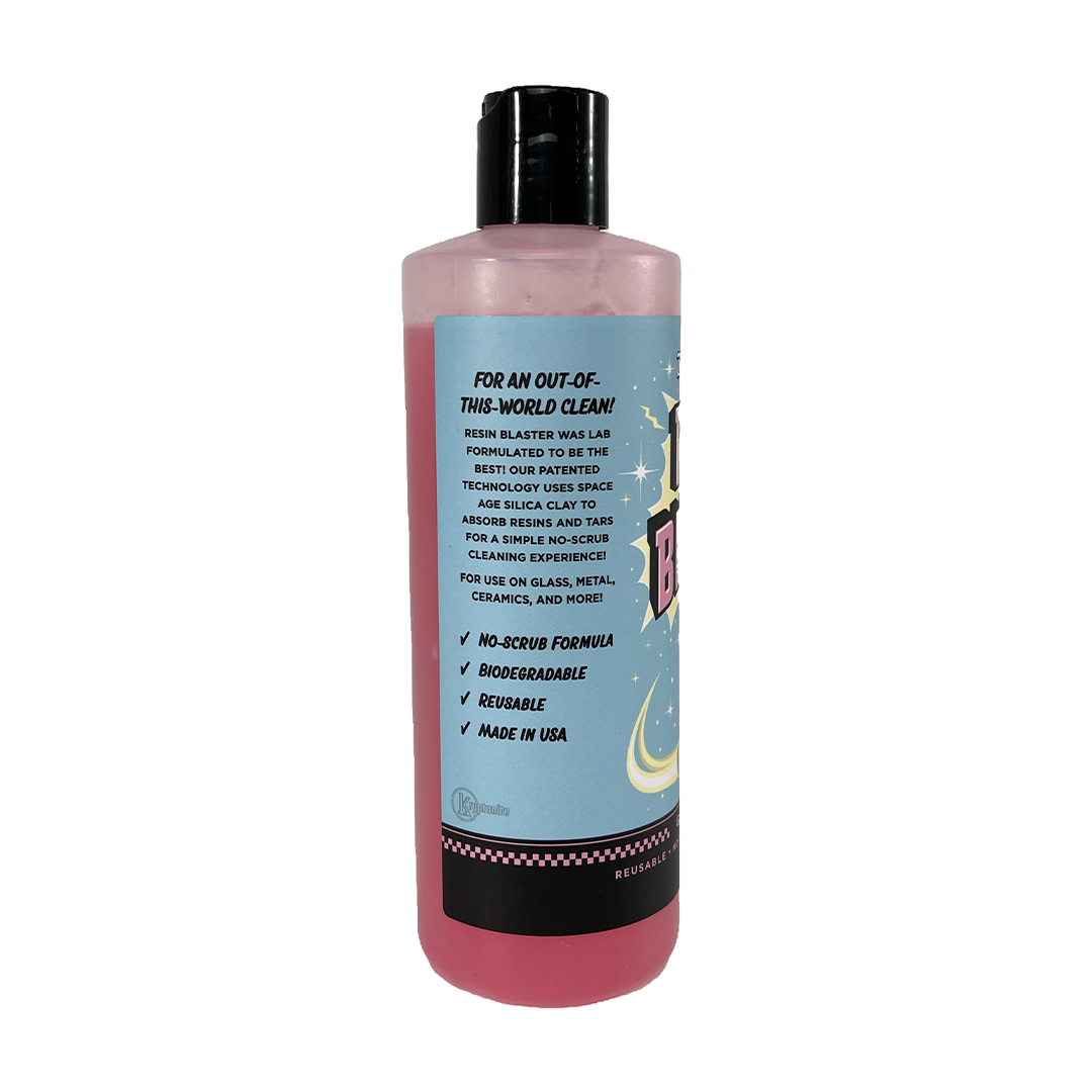 Blazy Susan Resin Blaster Glass Cleaner bottle front view on seamless white background