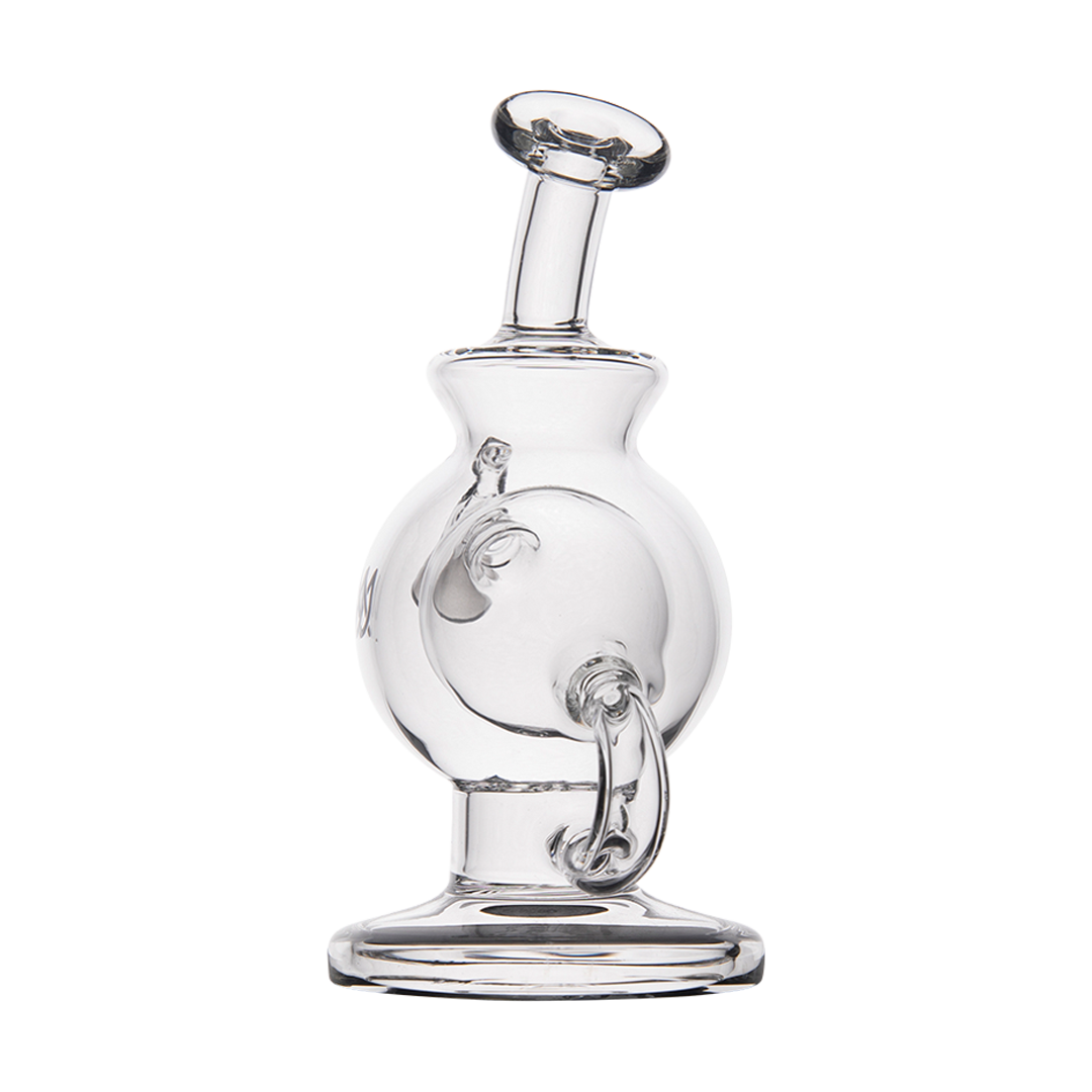 MJ Arsenal Atlas Vape Edition mini dab rig front view with intricate percolation system