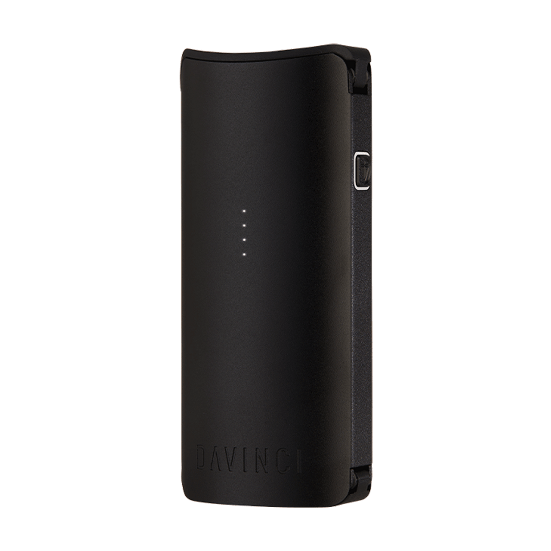 DaVinci Miqro-C Vaporizer in Black - Portable and Sleek Design - Front View
