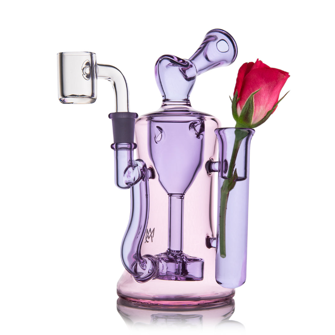 MJ Arsenal The Petal Rig Valentine's 2024 Edition with Quartz Bucket - Front View