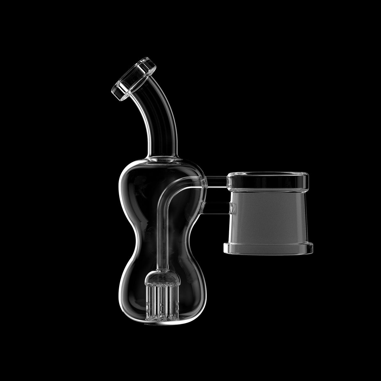 Dr. Dabber Switch™ - Sleek Black Portable Vaporizer with Ceramic Insert, Side View