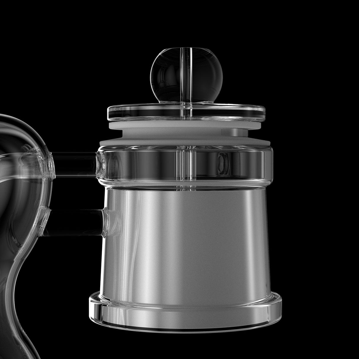 Dr. Dabber Switch™ Enhanced Vapor Silicone Seal Upgrade, side view on black background
