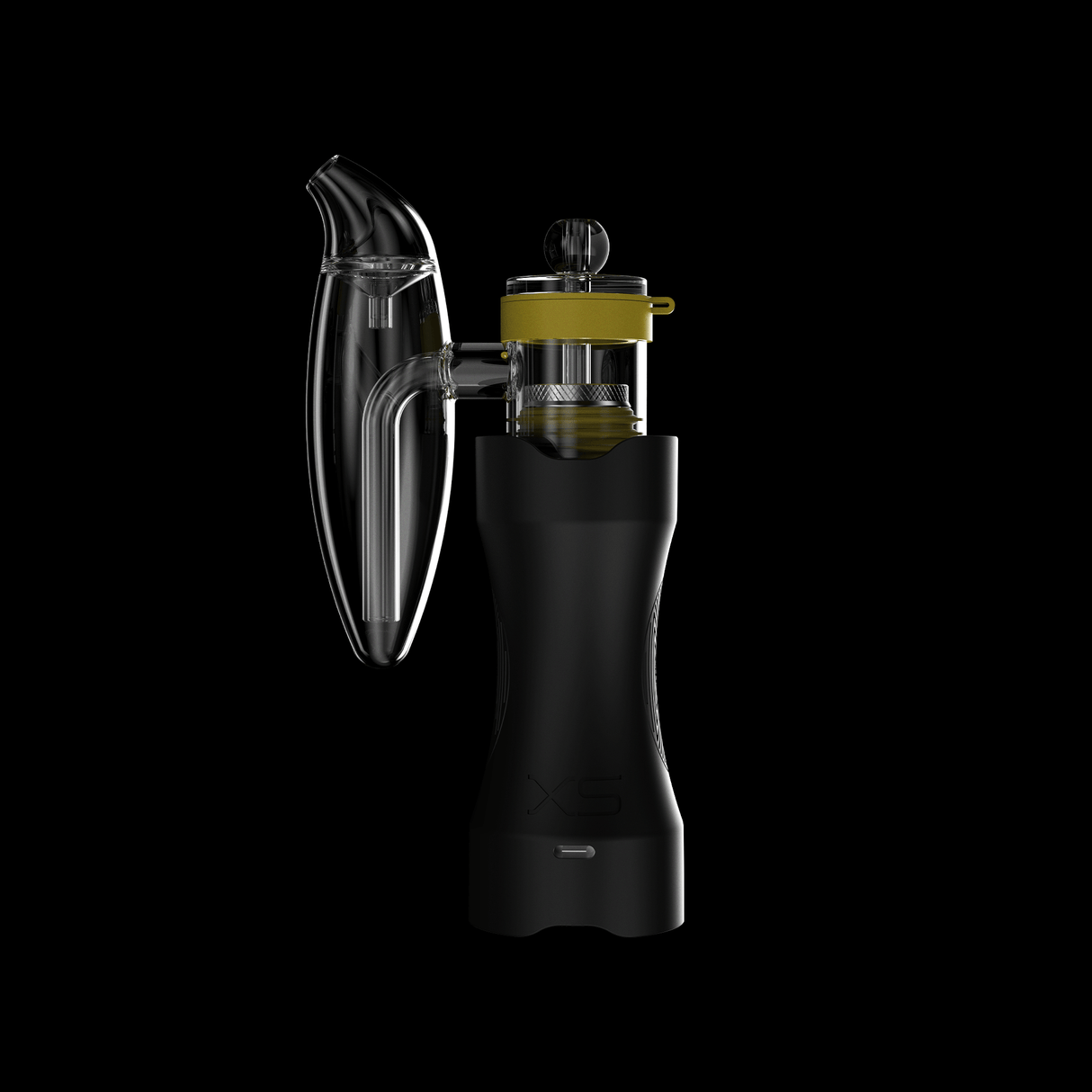 XS™ Khalifa Kush Limited Edition Vaporizer by Dr Dabber - Front View on Black Background