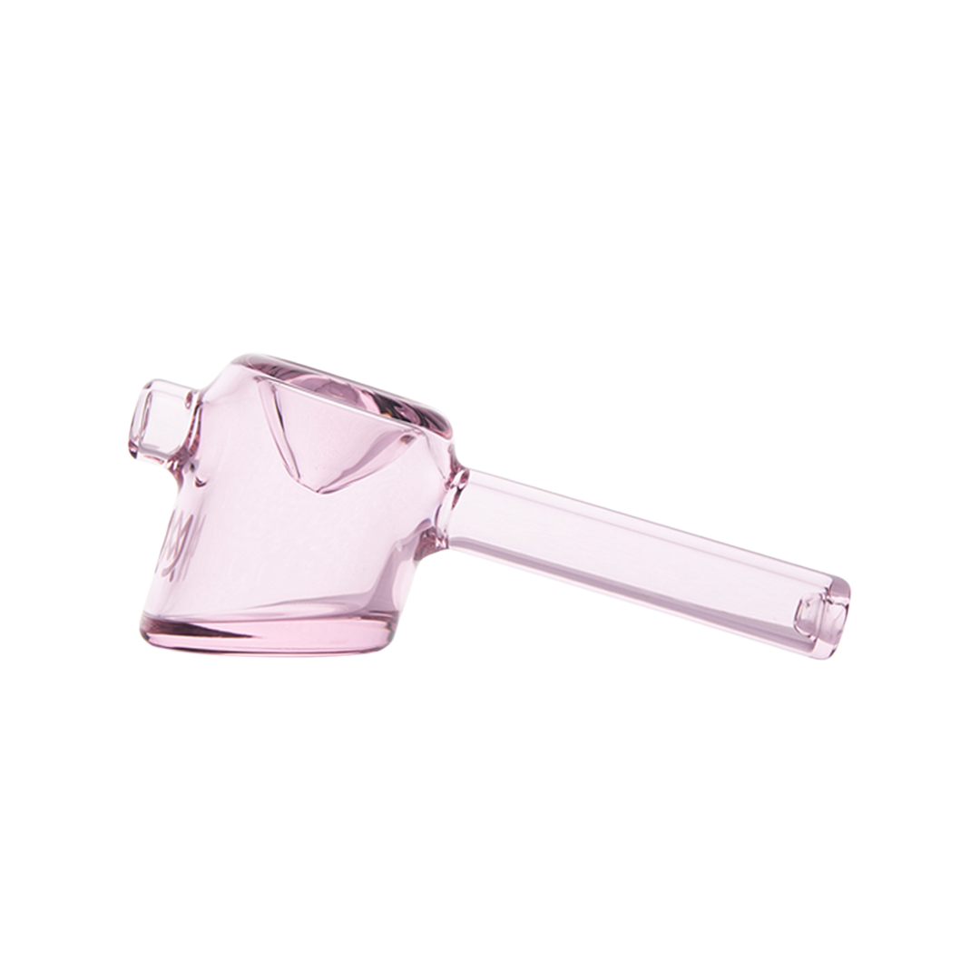 MJ Arsenal Kickstand Hand Pipe in Blush, Side View, Compact and Portable Design