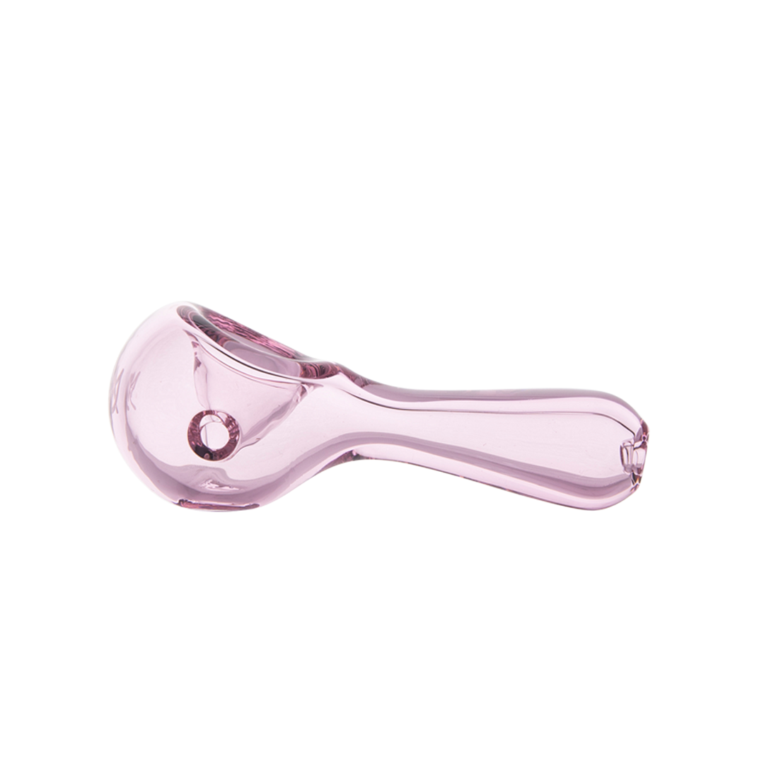 MJ Arsenal Pioneer Hand Pipe in Blush, Compact & Ergonomic Design, Side View
