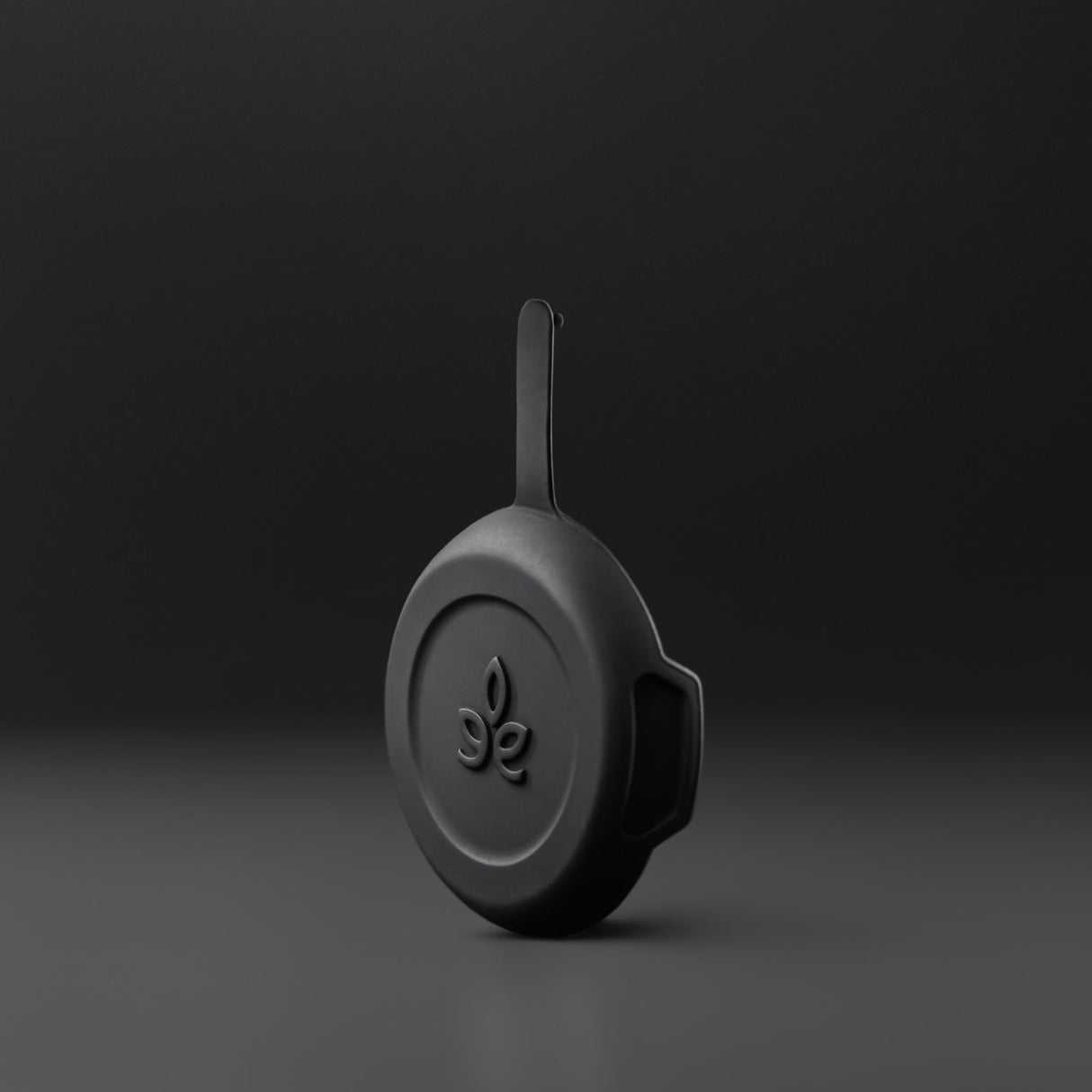 Weedgets MAZE-X Pipe Replacement Cap in Black - Front View on Seamless Dark Background