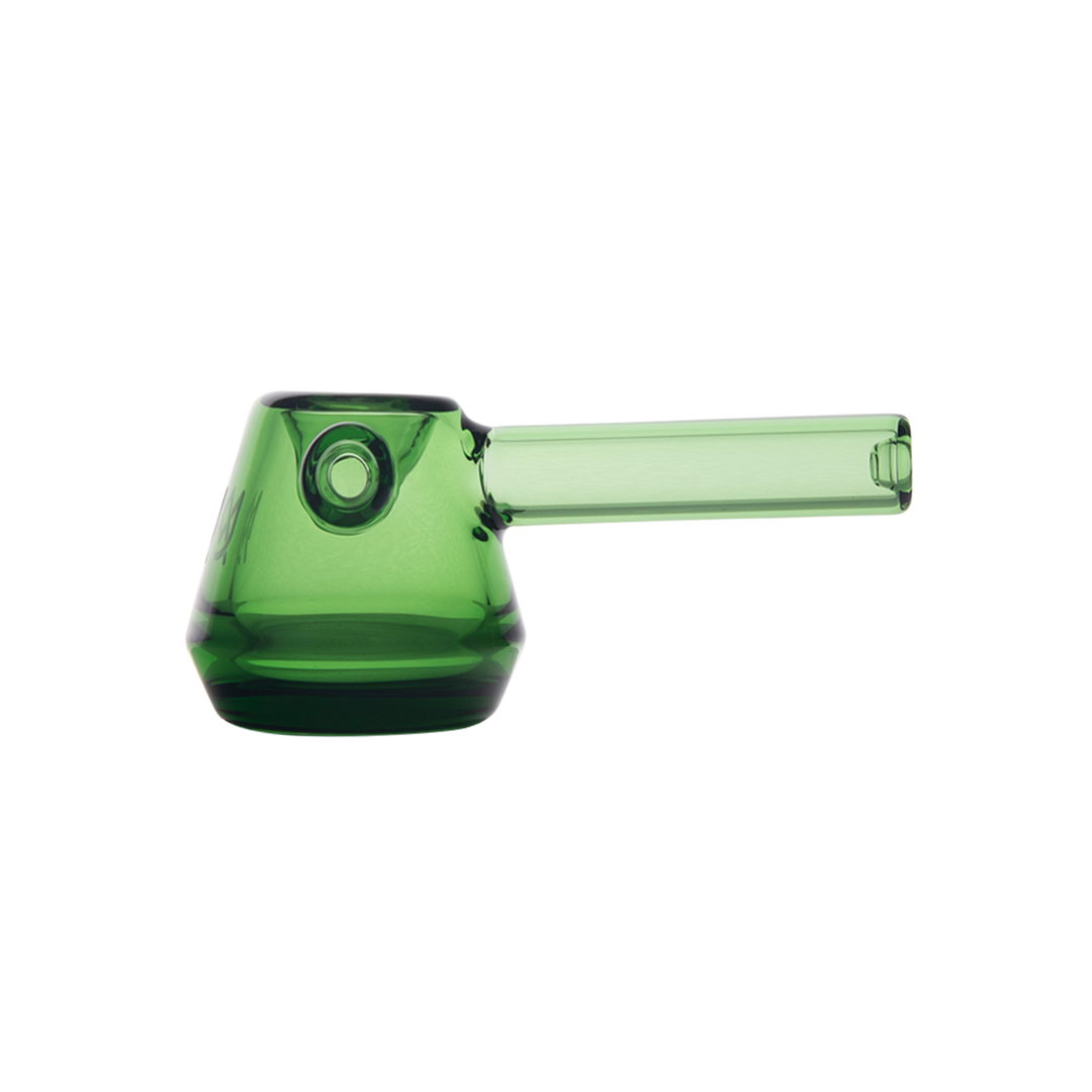 MJ Arsenal Kettle Hand Pipe in Cactus Green with Deep Bowl - Side View