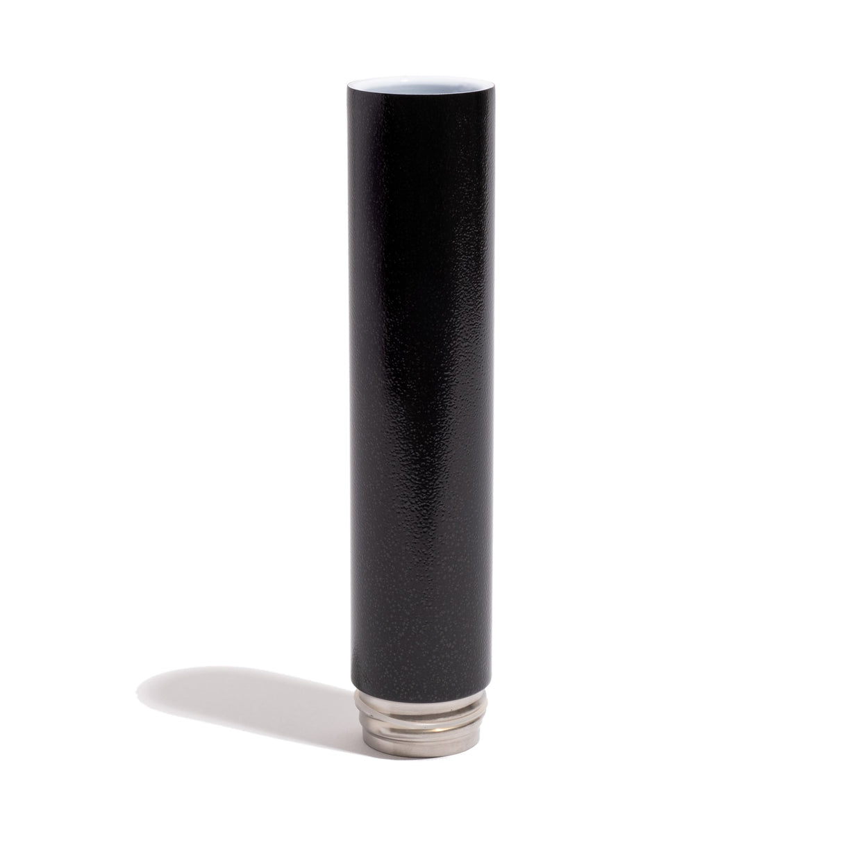 Chill Limited Edition Black Armored Steel Bong Side View on White Background