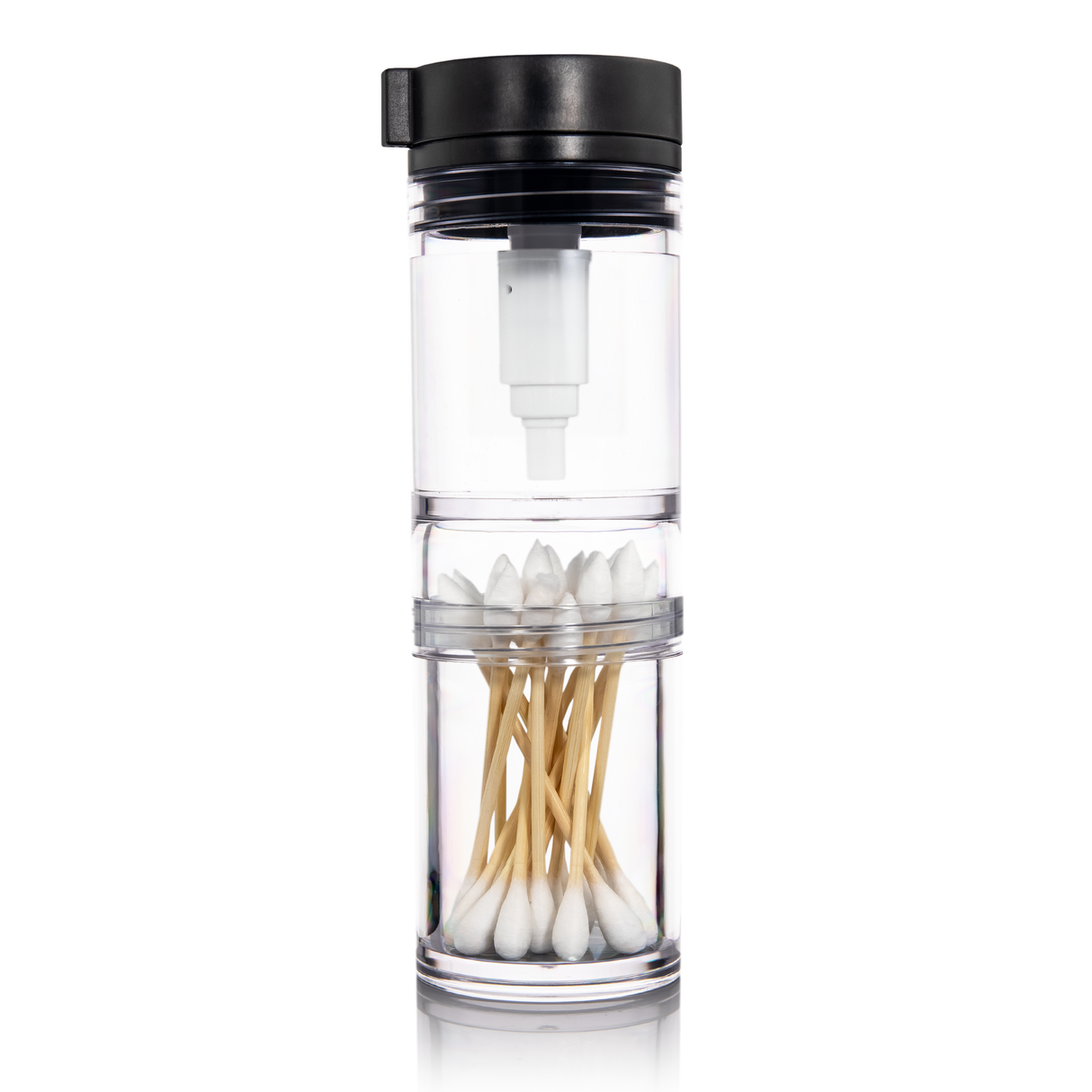 MJ Arsenal Clean Can x Glob Mops with precision dispenser and cotton tips, front view on white background