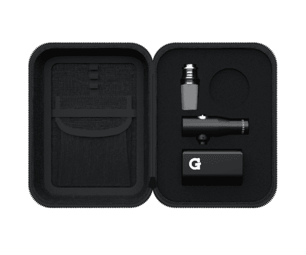 G Pen Connect Vaporizer by G Pen, compact design, displayed in open case, top view