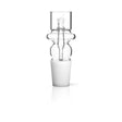 Honeybee Herb CORE REACTOR BARREL QUARTZ NAIL, clear, front view on white background