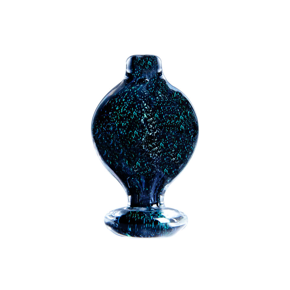 VLAB Dichroic Glass Carb Cap, Universal Fit for E-Rigs, Durable Borosilicate, Front View