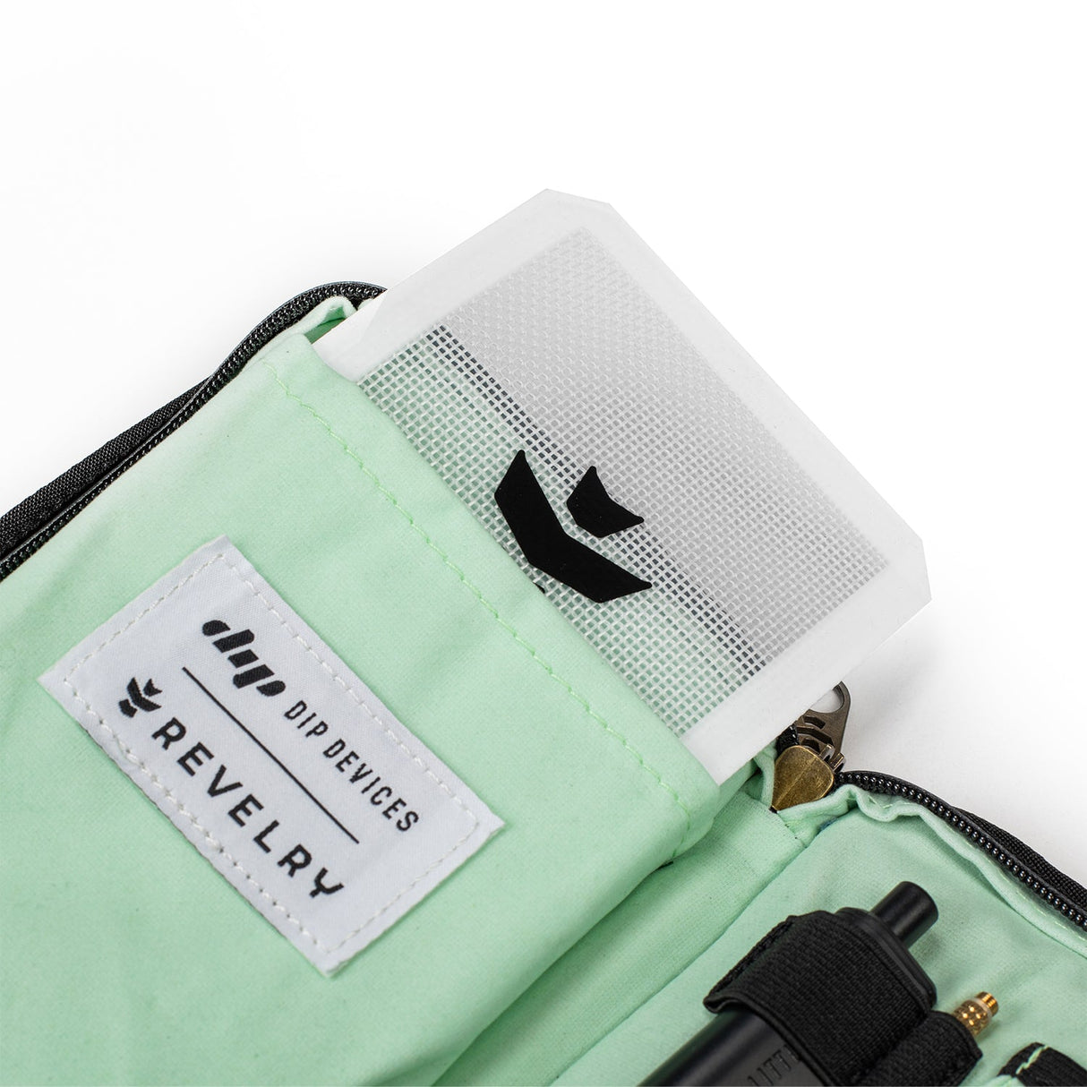 Revelry Supply The Dab Kit - Smell Proof Case in Mint Green with Accessories
