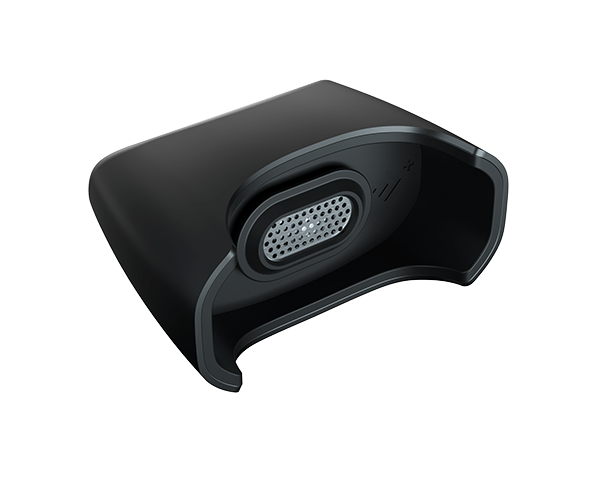 G Pen Dash+ Vaporizer by G Pen, compact portable design, side view on seamless background