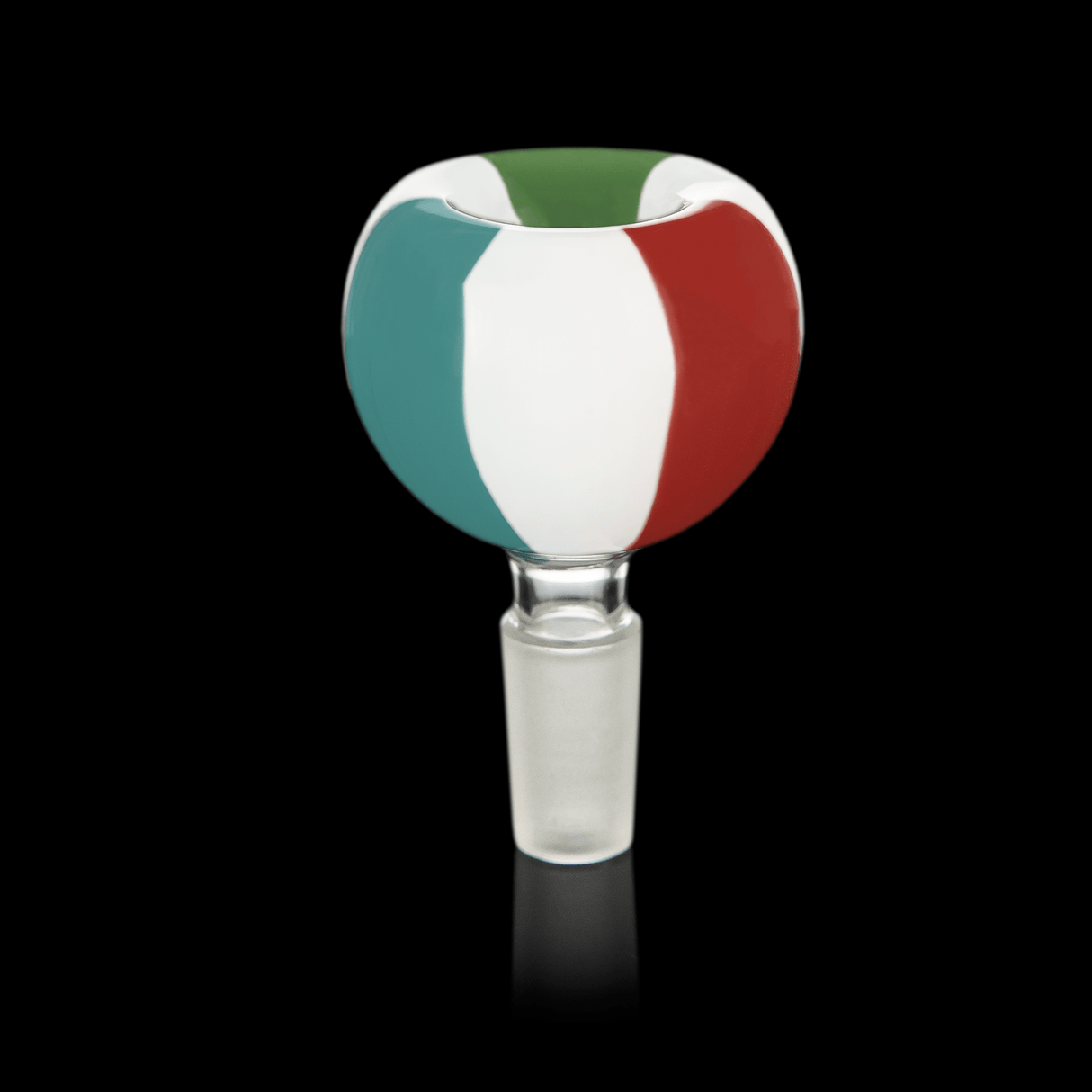 MJ Arsenal Daydreamer Water Pipe Bowl - Front View with Tri-Color Design