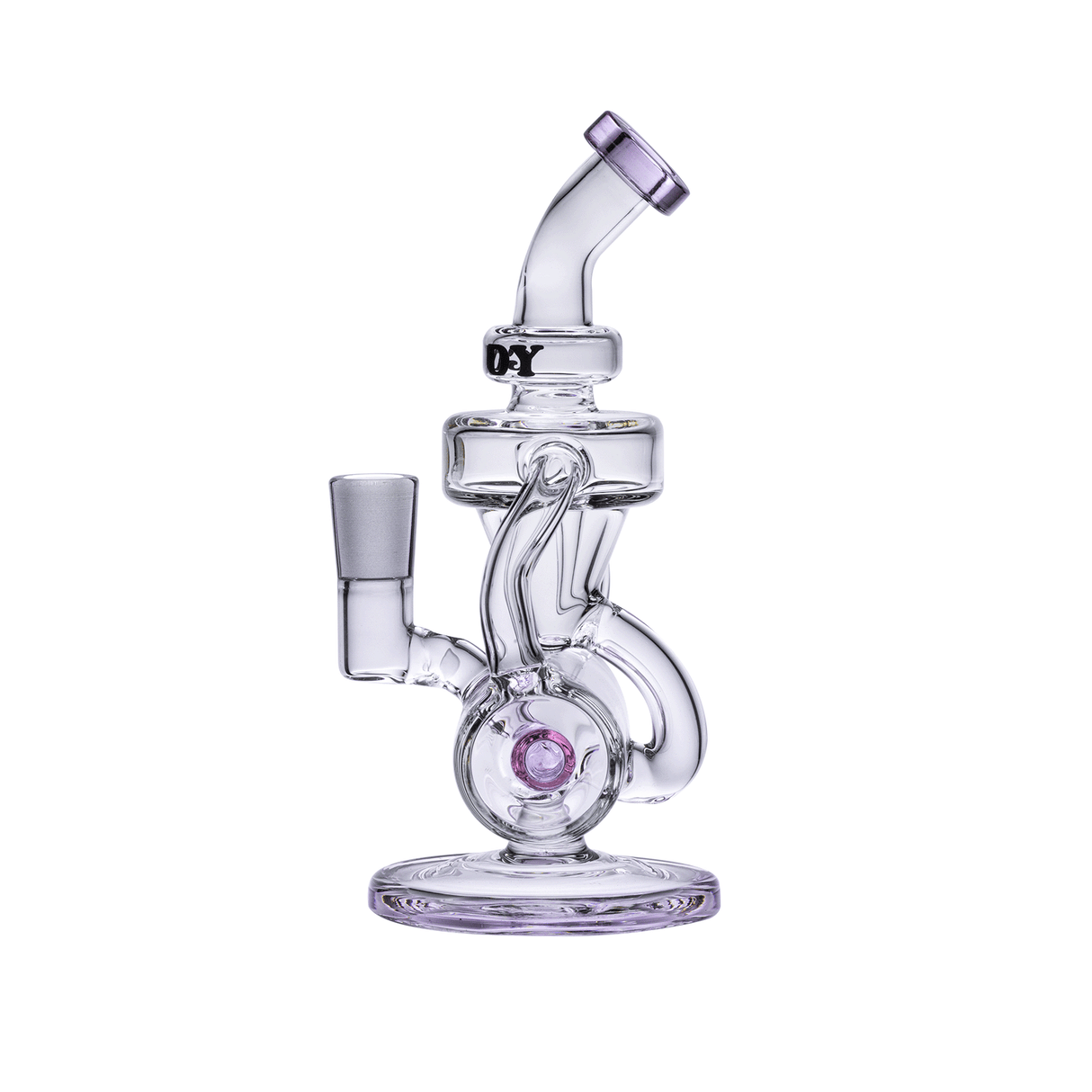 Goody Glass Drummer Boy Mini Dab Rig with Quartz Banger - Front View