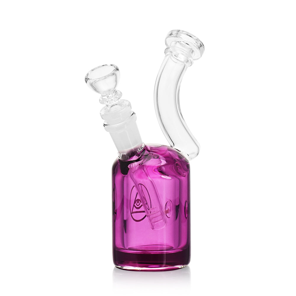 Ritual Smoke - Blizzard Bubbler in Purple - Front View on White Background