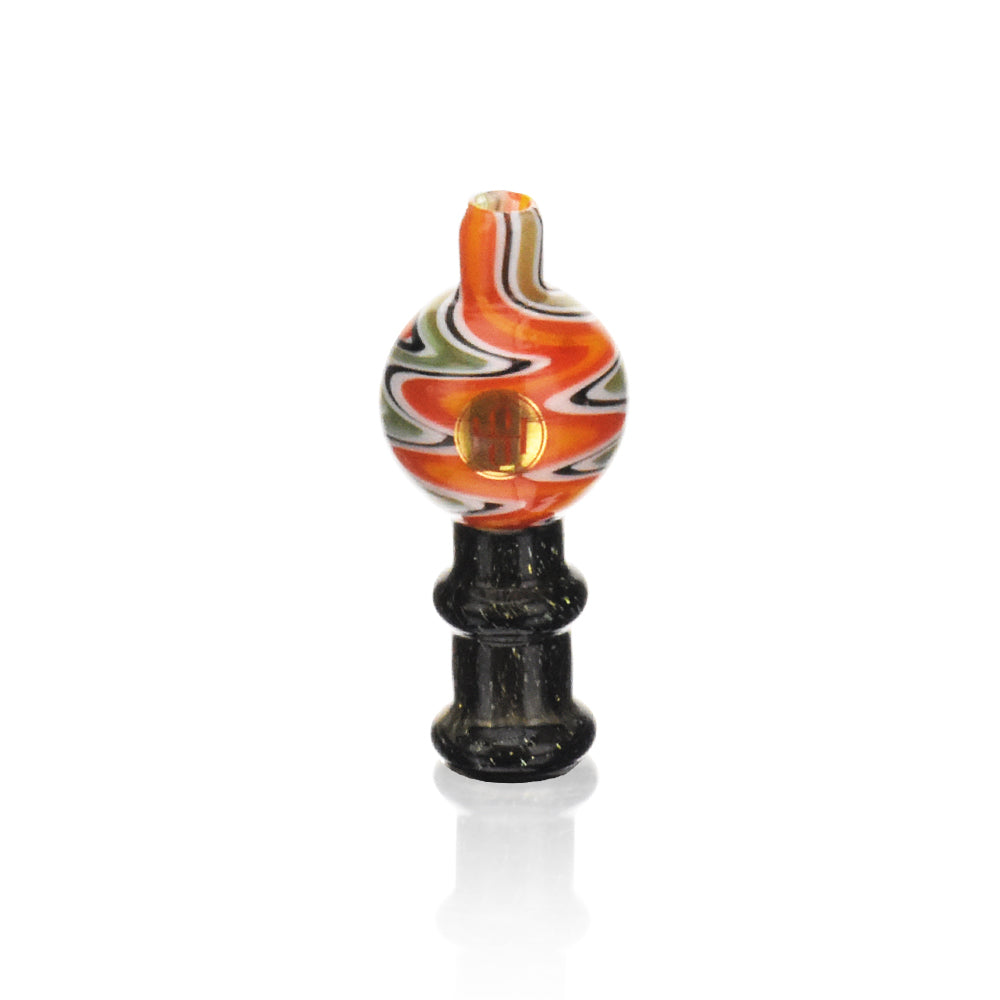 High Society Cosmic Premium Wig Wag Carb Cap Miami V2 with vibrant swirl design