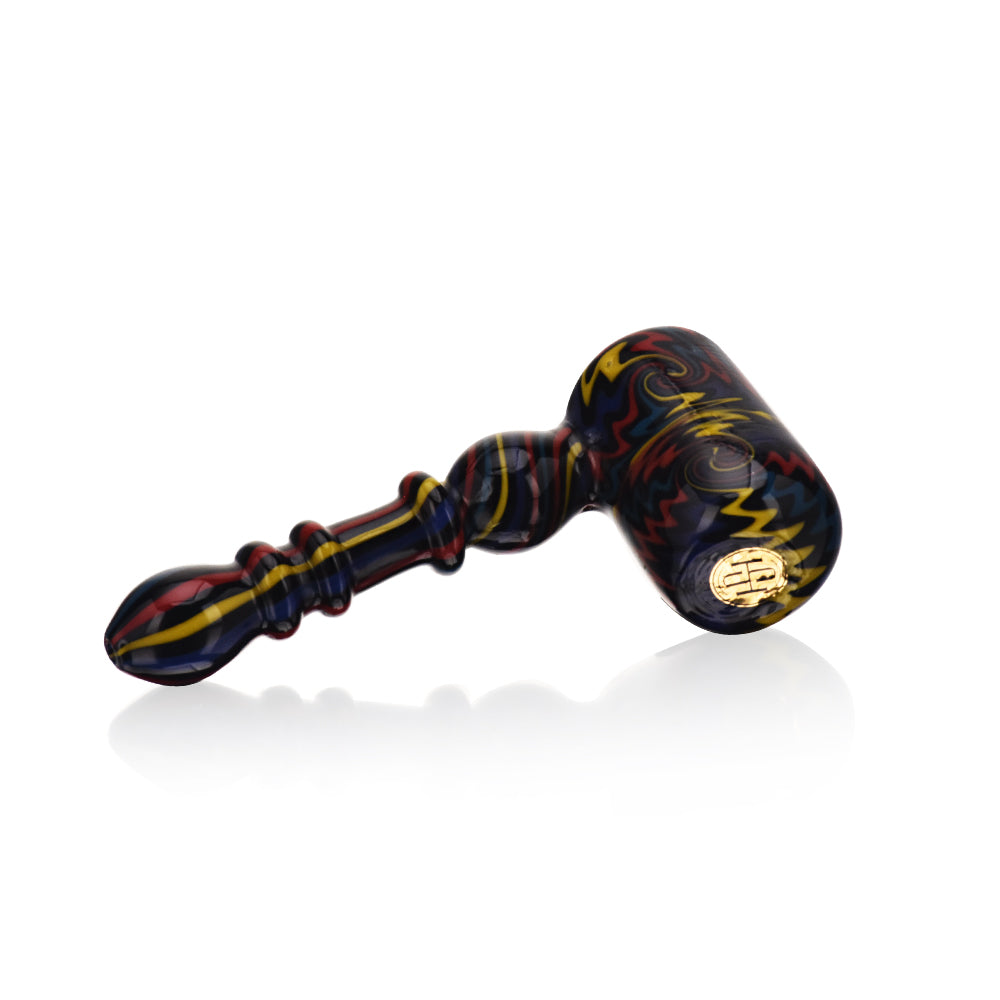 High Society Eris Premium Wig Wag Bubbler Rainbow V2 with Deep Bowl - Side View
