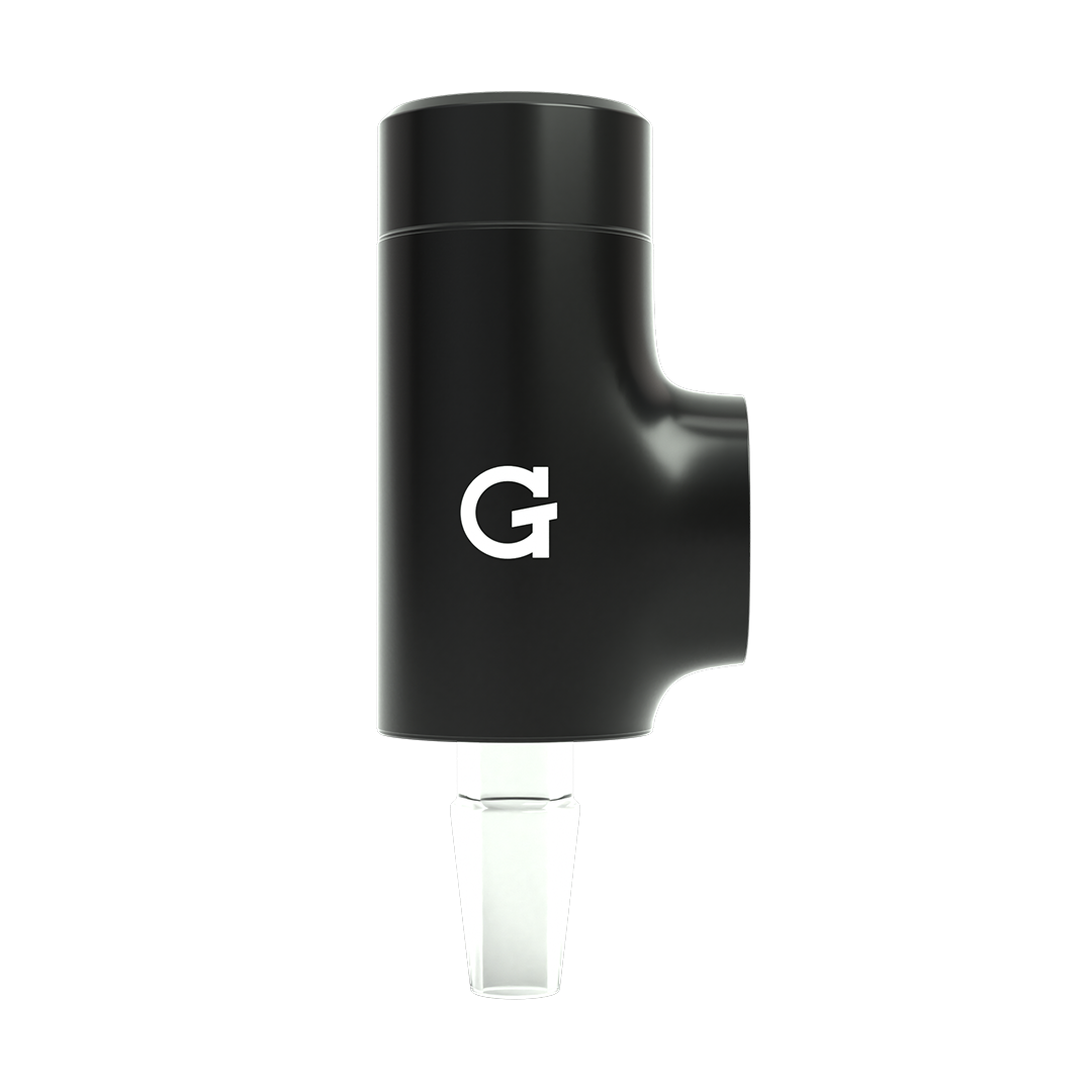 Grenco Science GPen Hyer Vaporizer, sleek black design, front view on white background
