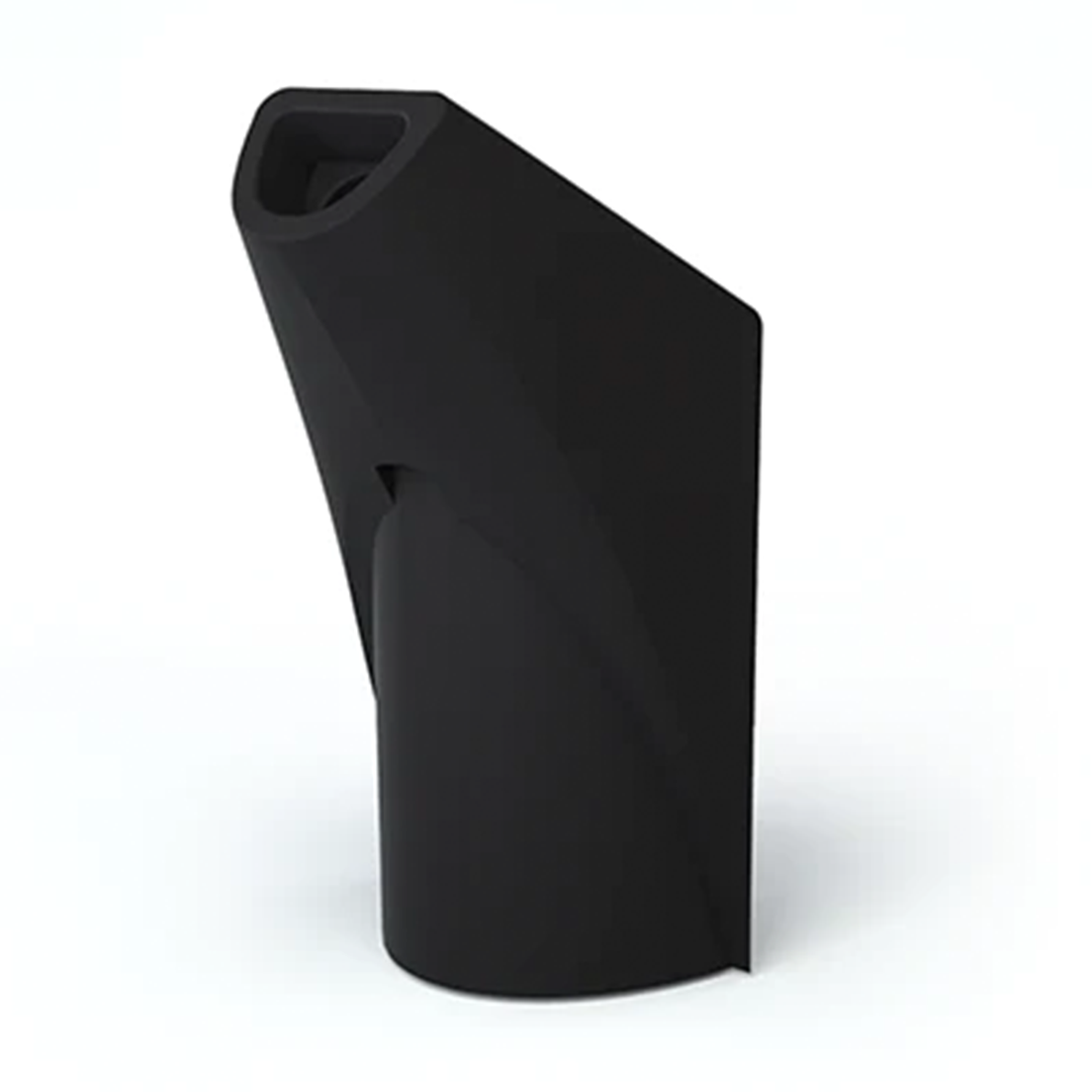 GPEN Roam Black Mouthpiece Replacement Part - Angled Side View for Grenco Science Vaporizers