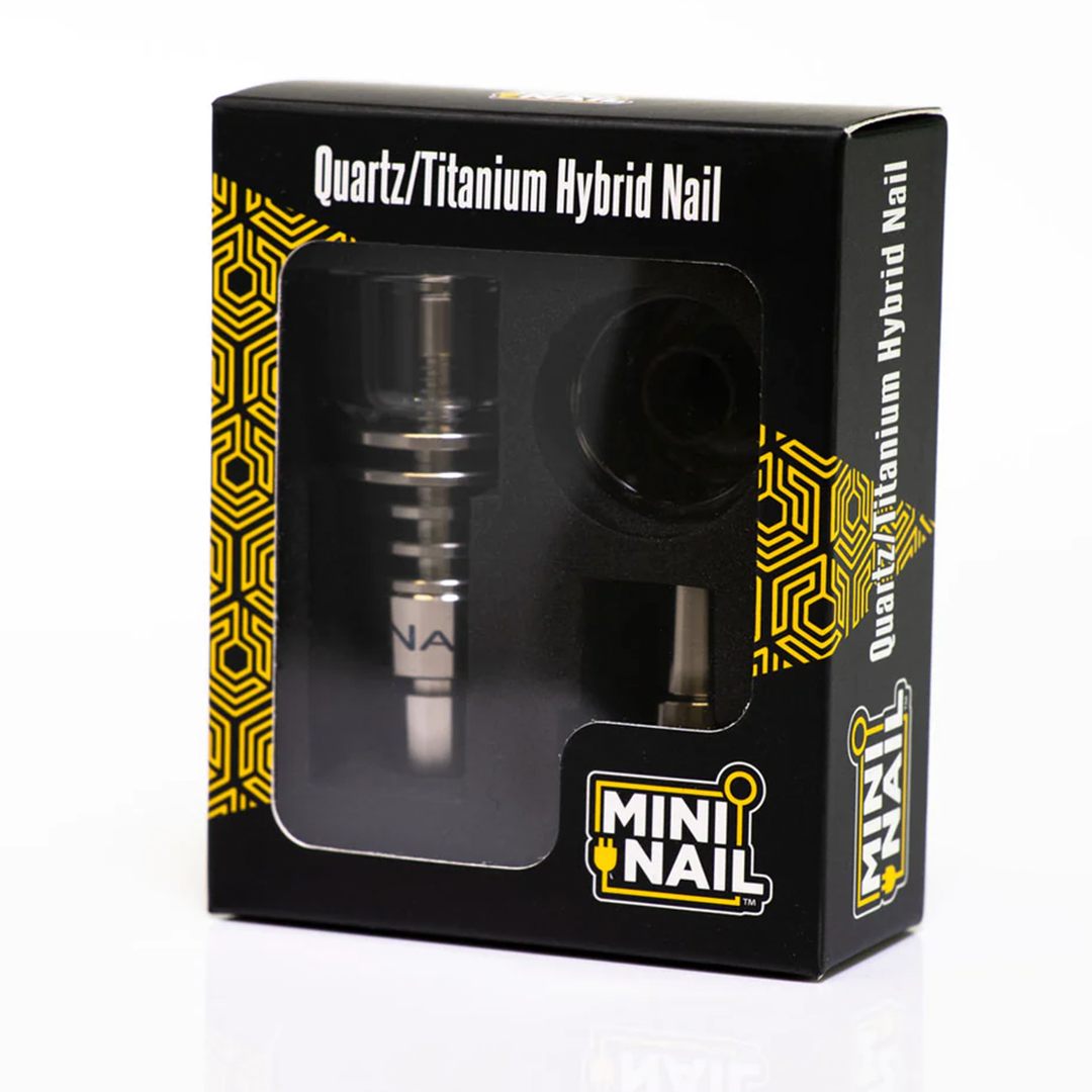 MiniNail E-nail Replacement Parts - Quartz/Titanium Hybrid Nail in Packaging