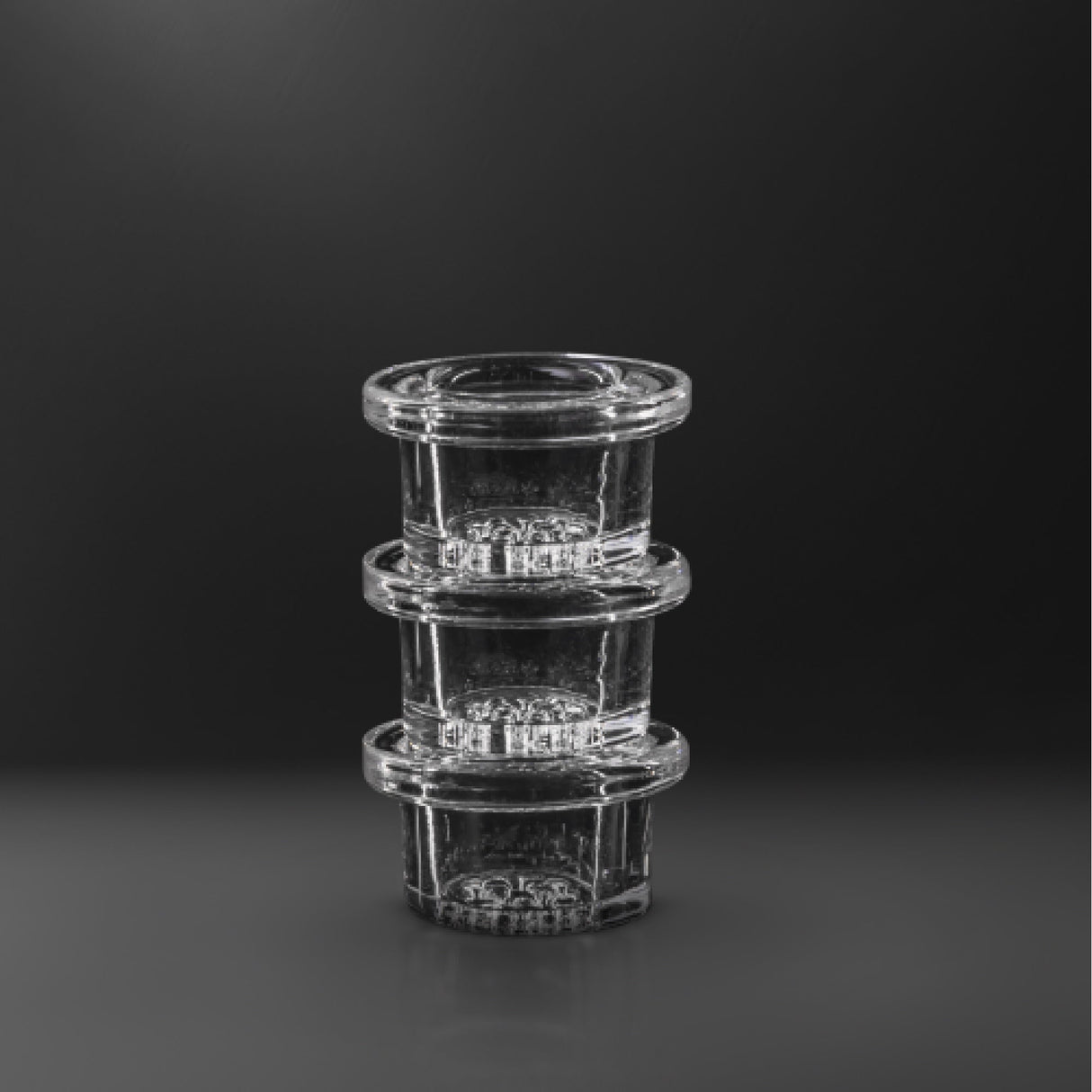 Weedgets Maze-X Pipe Replacement Borosilicate Glass Bowl on Dark Background