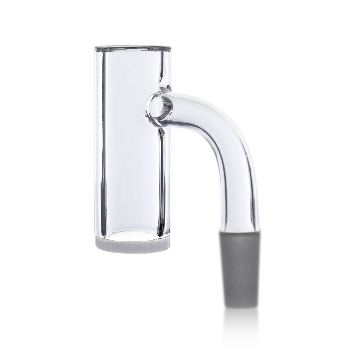 MJ Arsenal Opaque Quartz Banger for Dab Rigs, Side View on Seamless White Background