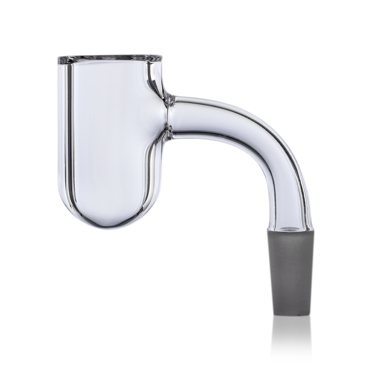 MJ Arsenal Premium Half Weld Drip Quartz Banger, clear view on white background