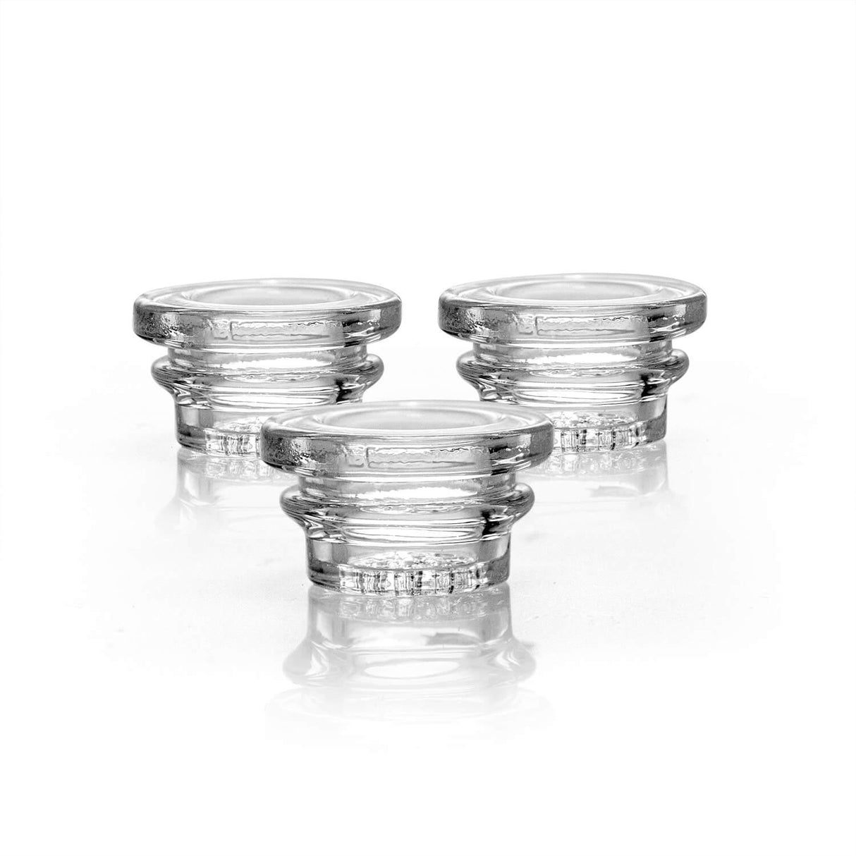 PILOT DIARY - Glass Bowl Screen Replacement 3-Pack, Front View on White Background