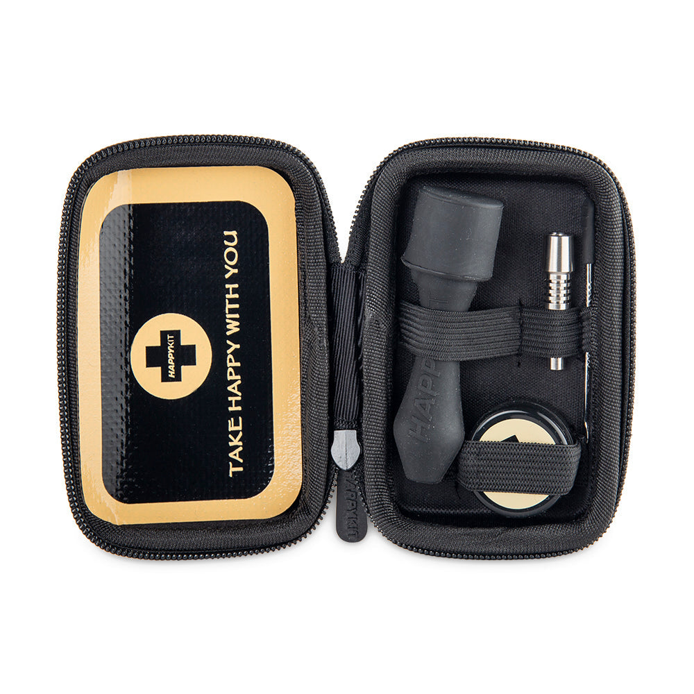 Happy Kit Dab Kit Mini - Open Case View with Dabbing Tools and Container