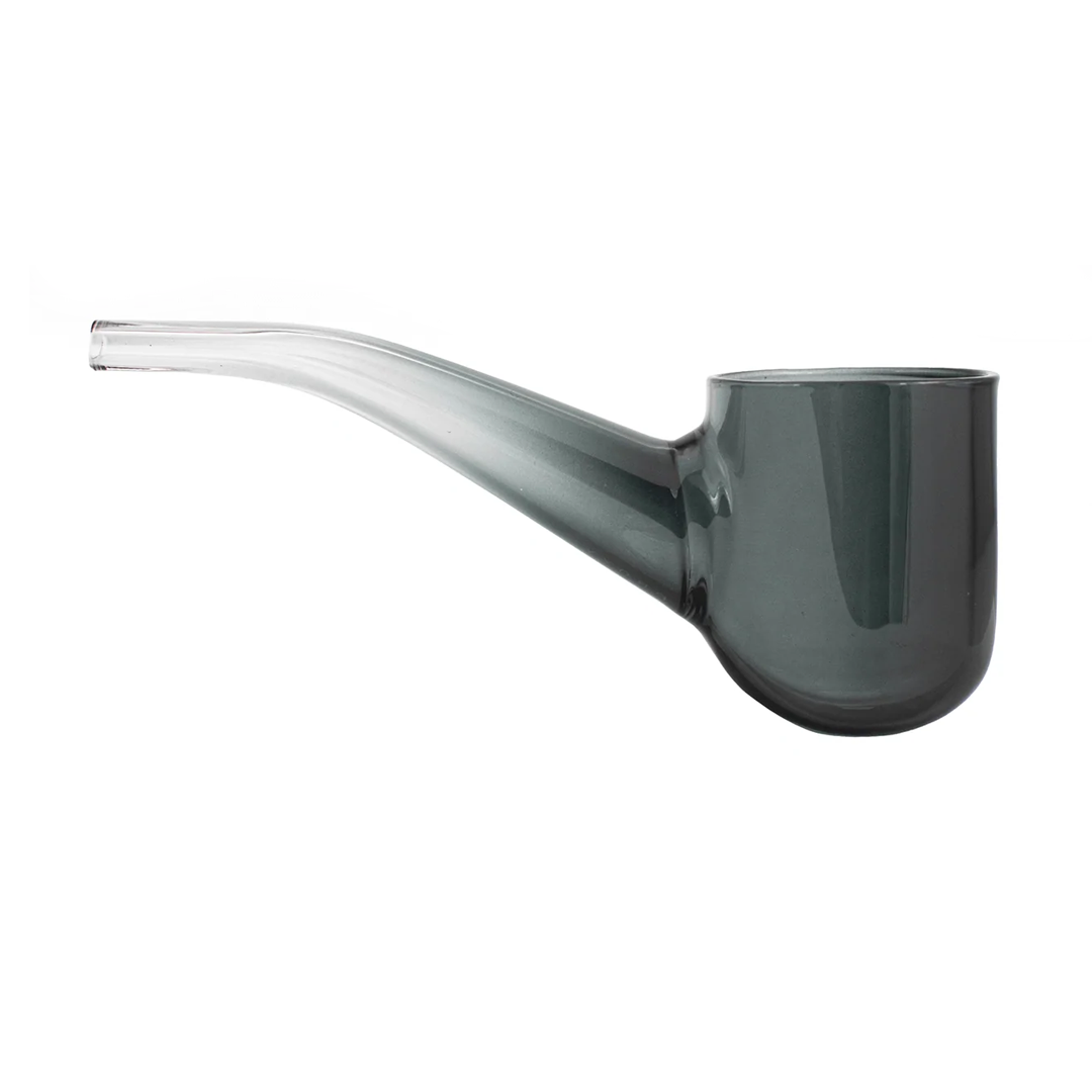 Puffco Proxy Replacement Glass in Black, side view, for portable vaporizer dab rig