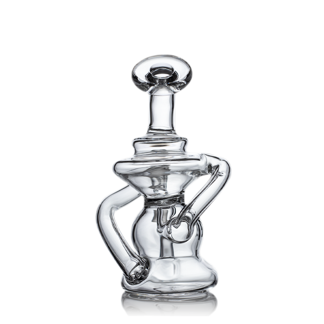 MJ Arsenal Hydra Vape Edition - Clear Glass Dab Rig with Halo Ceramic Insert