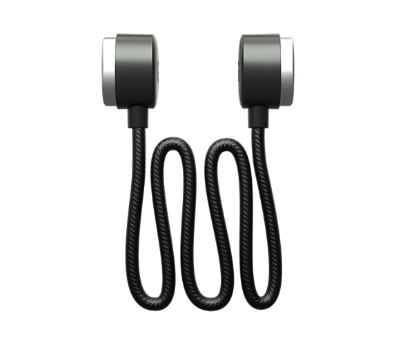 G Pen Hyer Vaporizer with sleek design and flexible cable, front view on a seamless green background