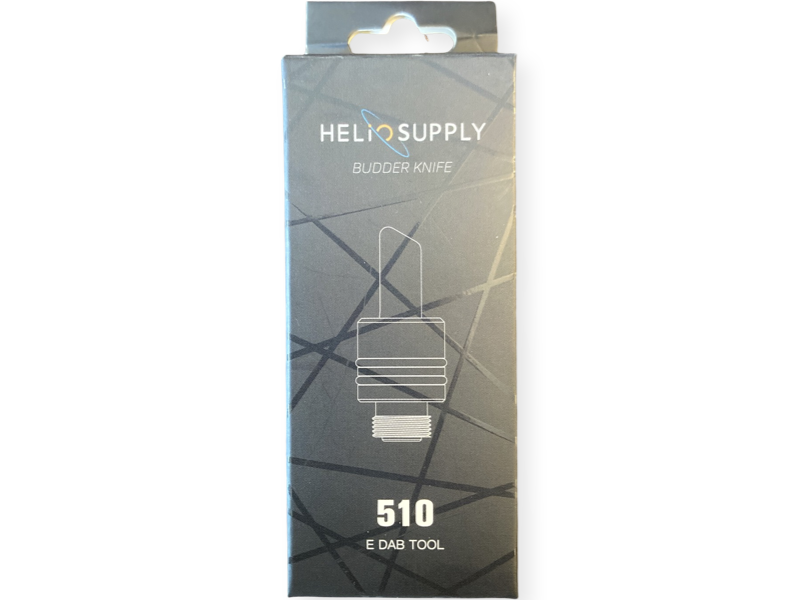 Helio Supply Budder Knife packaging front view, Electronic Dab Tool Attachment with Ceramic Tip