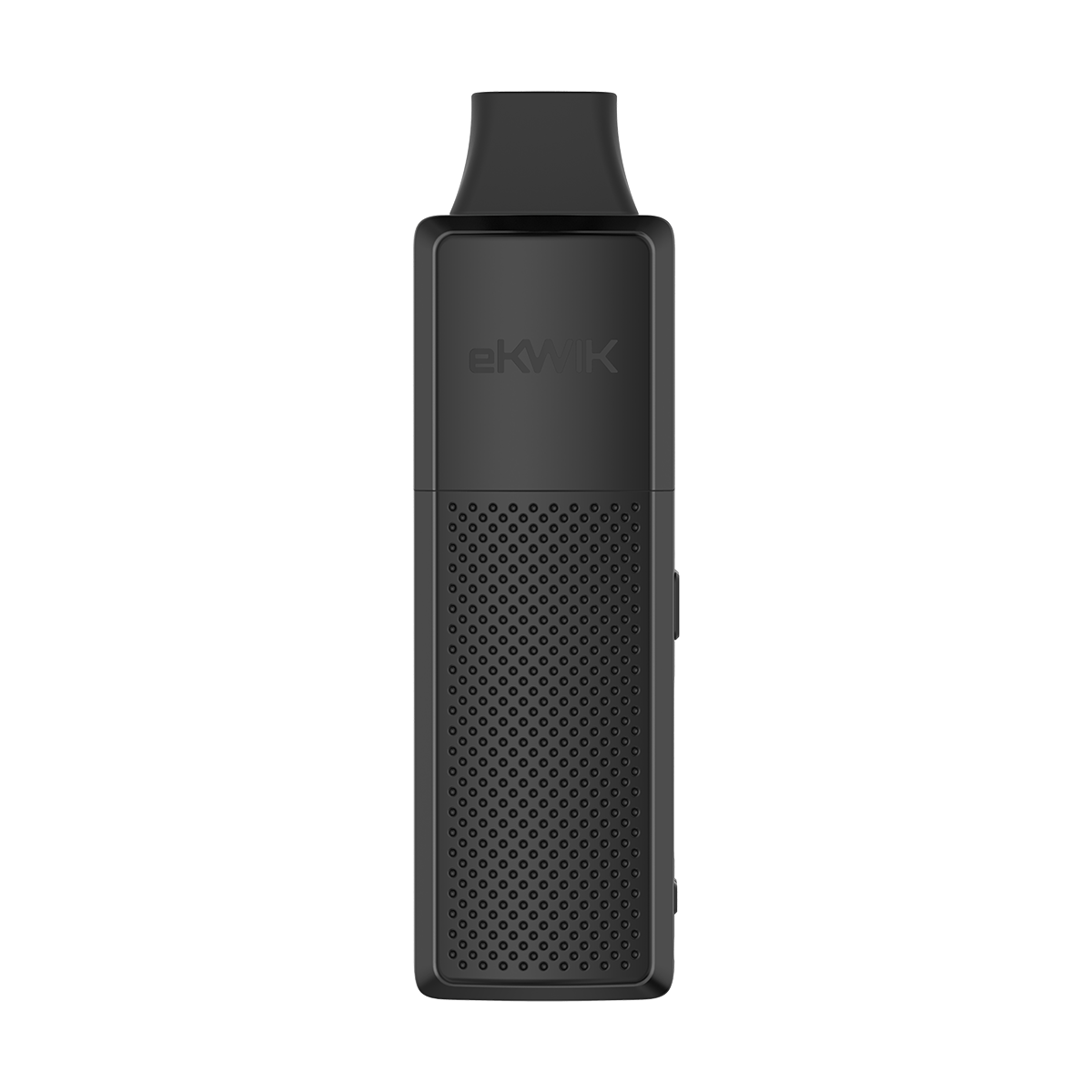 Sunakin America eKWIK portable vaporizer in Midnight Black, front view on a white background