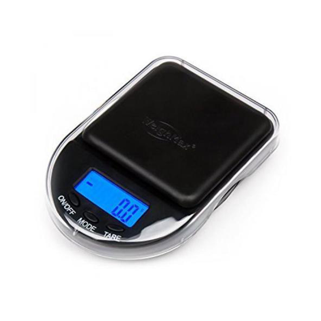 WeighMax EX-750C Precision Digital Scale with Back-lit Blue LCD Display, Top View