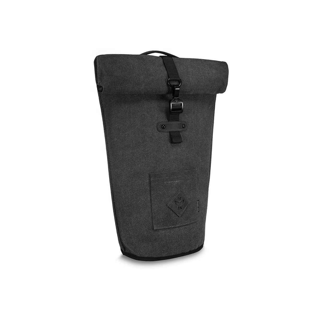 Revelry Supply 'The Defender' Smell Proof Padded Backpack in Smoke, Front View