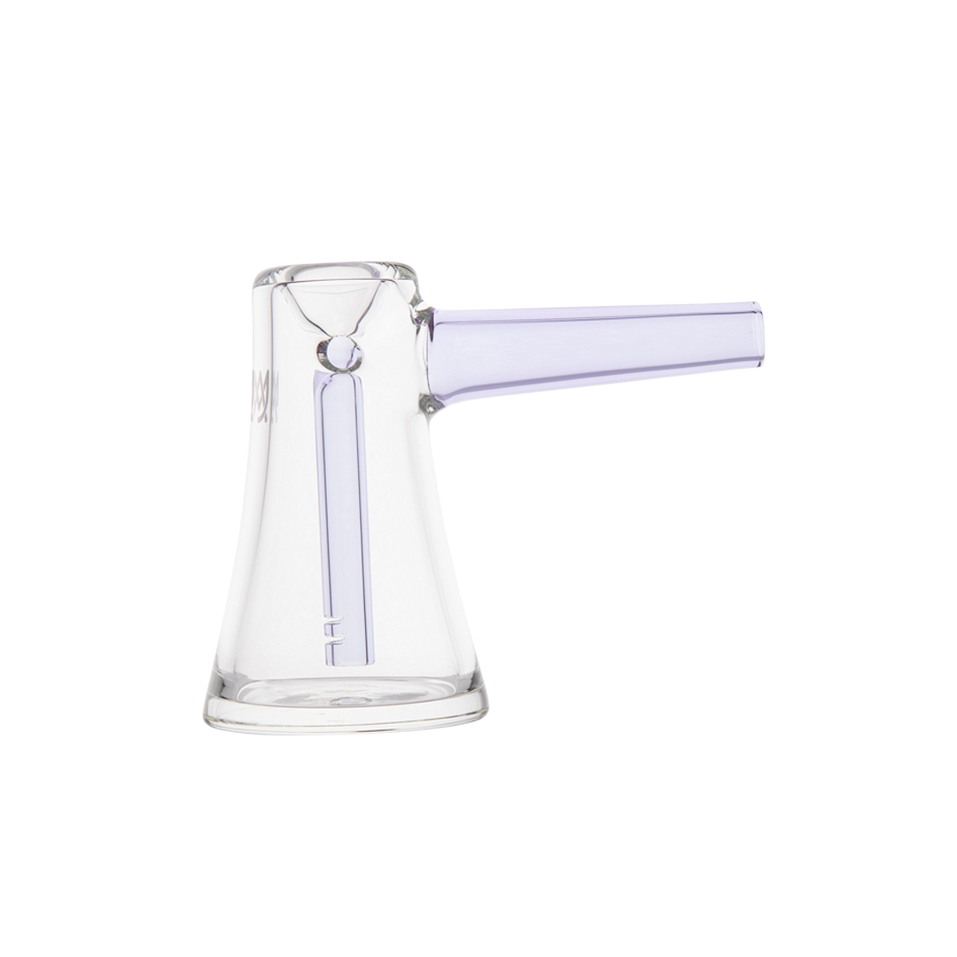 MJ Arsenal Vulkan Bubbler in Lavender - Side View with Compact Design for Smooth Hits