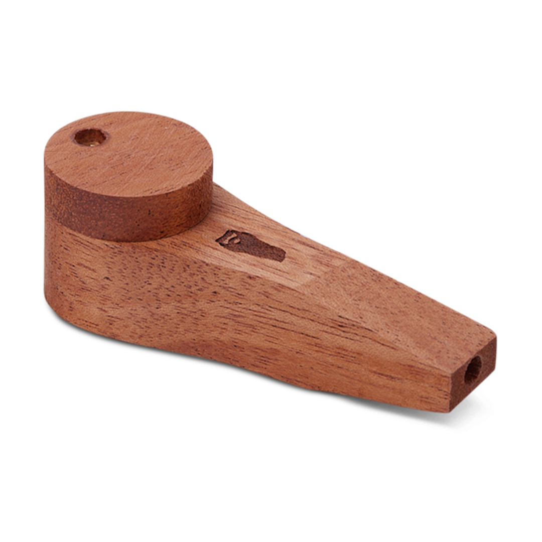Bearded Distribution Artisan Wood Pipe 3.25" African Mahogany with Brass Screen - USA Made