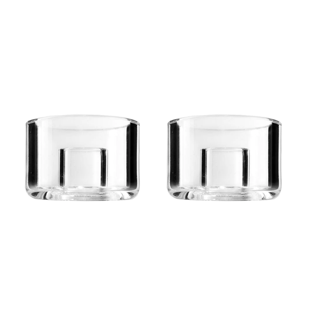 MiniNail E-nail Quartz Deep Dish Replacement Parts, Clear Front View