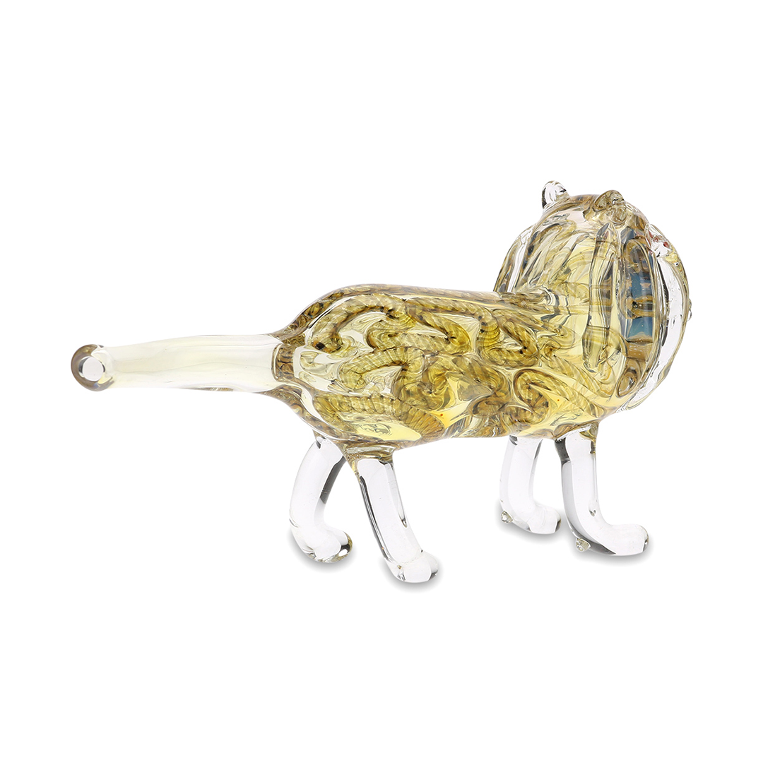 Medusa Customs Creature Spoon Hand Pipe - Side View with Intricate Design