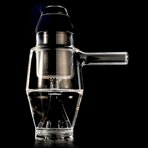 MJ Arsenal Proxy Bubbler Mini with clear glass and side-mounted mouthpiece